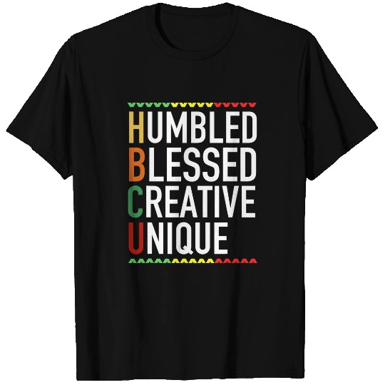 HBCU Humbled Blessed Creative uniques HBCU Grad Alumni T-Shirts