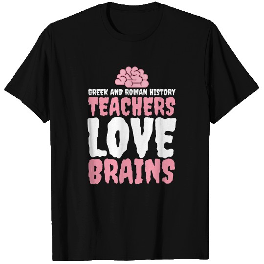 Funny Greek and Roman History Teacher Halloween T-Shirts