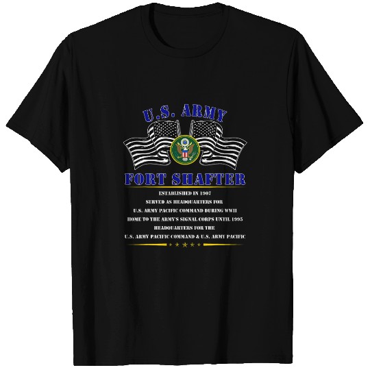 Fort Shafter Honolulu Hi Us armys Base Hawaii History T-Shirts