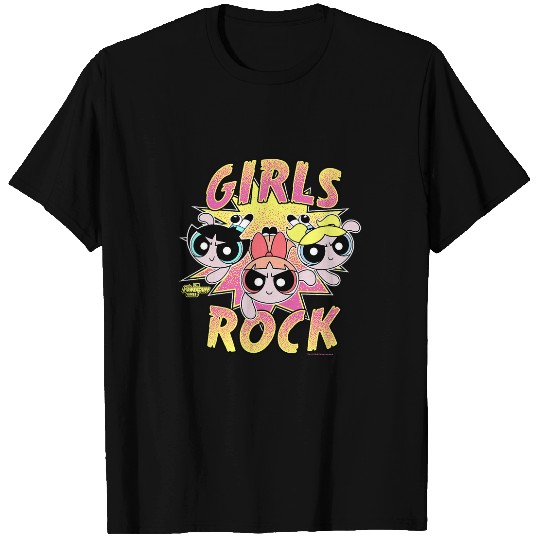 CN The Powerpuff Girls Girls Rock Pop Art T-Shirts