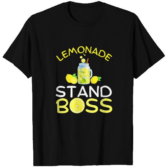 Funny Lemonade Stand Boss Lemon Juice Business Summer Drink T-Shirts