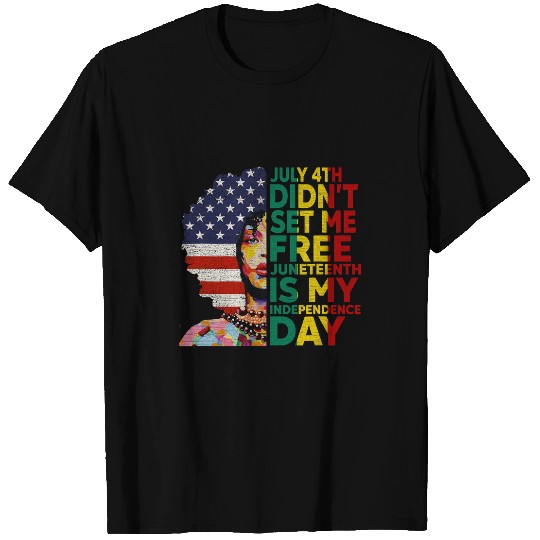 Black History Month Juneteenth Dashiki American Flag T-Shirts
