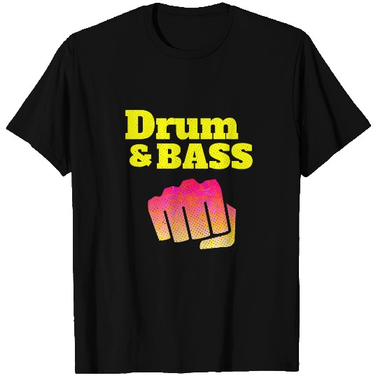 Funny Drummer and Bass Junglist DnB Music Liquid EDM T-Shirts