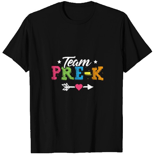 Team PreK Funny PreSchool Teacher Student Back To School T-Shirts