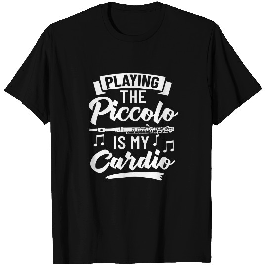 Funny Flute Piccolo Instrument Music Flute Player Beginner Lesson 16 T-Shirts