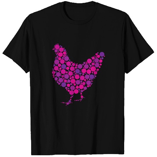 Cute Color Dot chicken Lover chickens International Dot Day T-Shirts