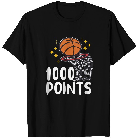 Sport Basketball 1000 Points Basketball Scorer High School Basketball Player 2 T-Shirts