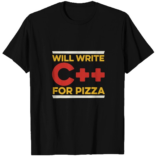 Funny Coder Programming Software Coding Pizza Programmer T-Shirts