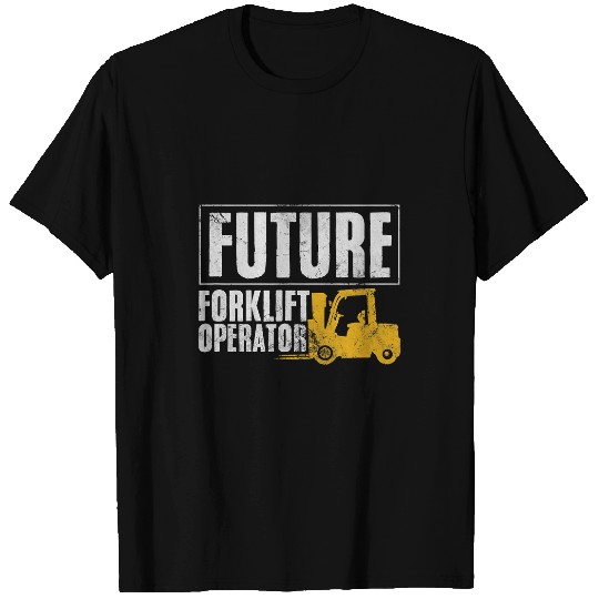 Future Forklift Operator Forklifter Forklifting Distressed T-Shirts