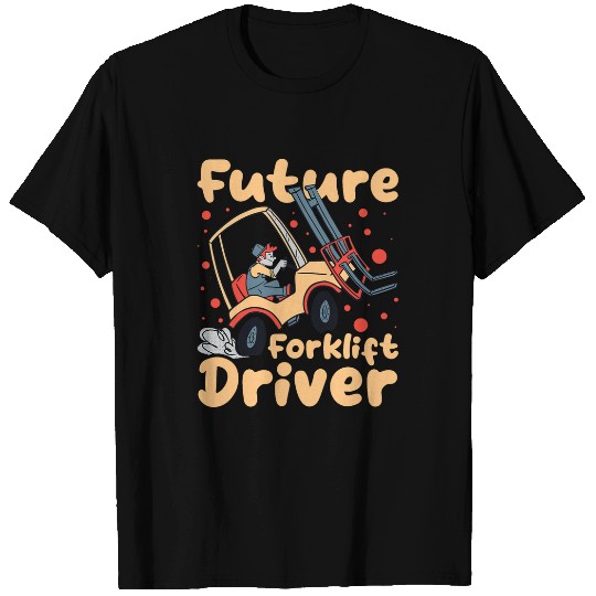 Future Forklift Driver Kids Forklift Operator T-Shirts