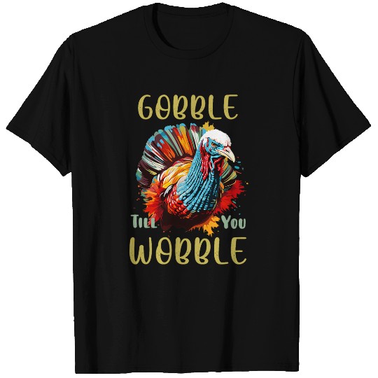Christmas Chest Nuts Funny xmass Gobble Till You Wobble T-Shirts