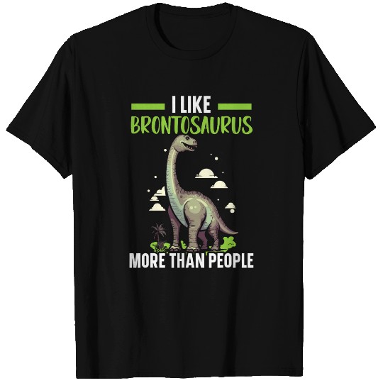 Brontosaurus Dinosaur Lover Paleontology Prehistoric Dino 4 T-Shirts