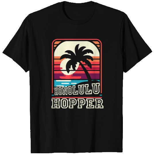 Honolulu Hopper Retro Funny Graphic Tees T-Shirts
