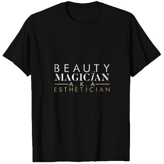 Beauty Magician aka esthetician beauty fairy minimalist T-Shirts