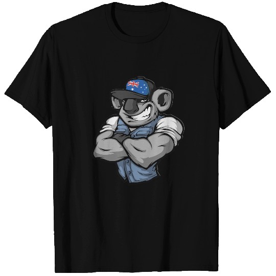 Funny Bear Australian Funny Cute Koala Bear Happy Australia Day Cute Bears T-Shirts