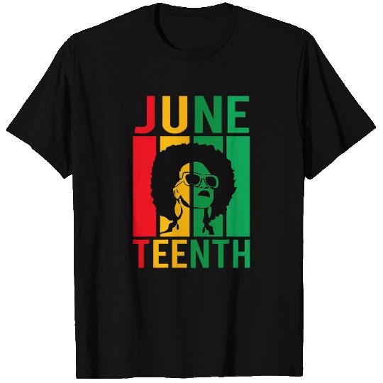 Black Queen Proud African American History for Juneteenth T-Shirts