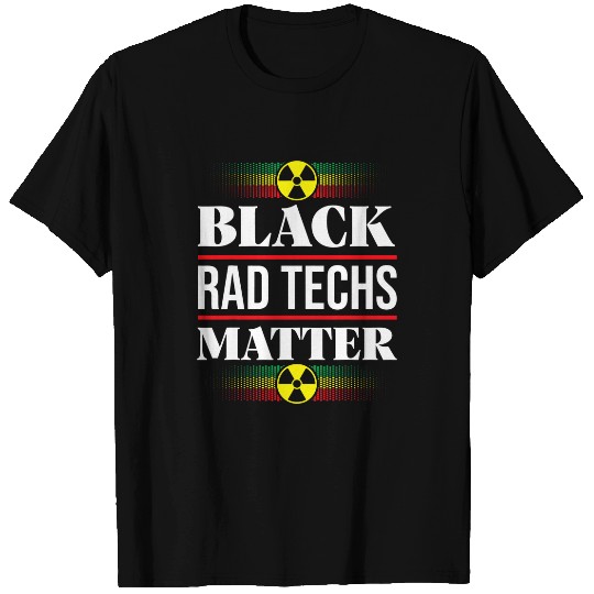 Black History Month Black Rad Techs Matter Trendy Graphic T-Shirts