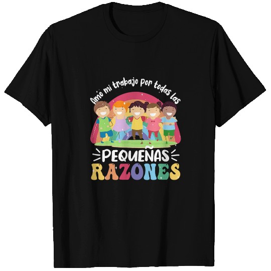 Espanol Bilingue Maestra Bilingual Teacher Spanish Teacher T-Shirts