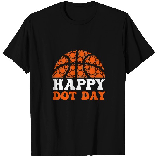 Sport Basketball Happy International Dot Day Basketball Player Coaches Boys T-Shirts