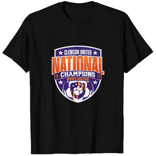 Sport Soccer Clemson Tigers National Champs Mens Soccer T-Shirts