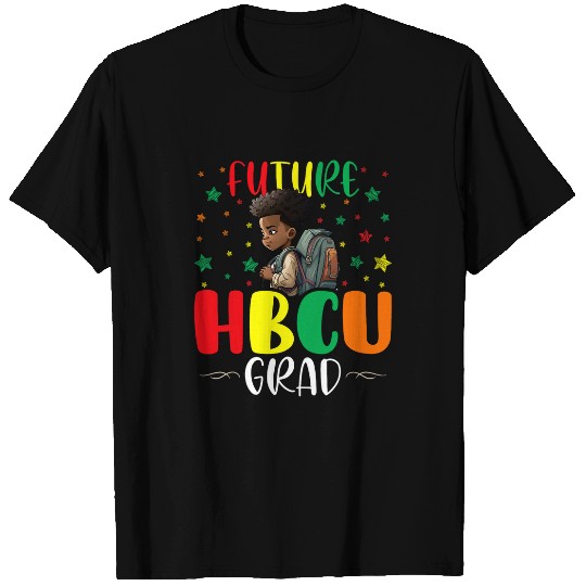 Future HBCU Grad History Black College Youth Black Boy T-Shirts