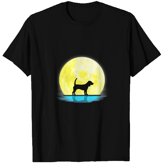 Beagle Pet Lovers Full Moon Light T-Shirts