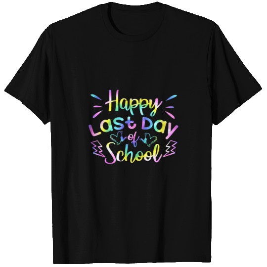 Happy Last Day of School Teacher Student Summer Graduation 3 T-Shirts