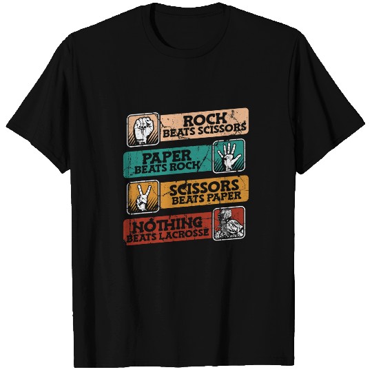 Sport Lacrosse Gift Rock Paper Scissors Lacrosse Goalie Lax Legend Lacrosse 2 T-Shirts