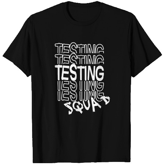 Testing Squad Funny School Professor Elementary Teacher T-Shirts