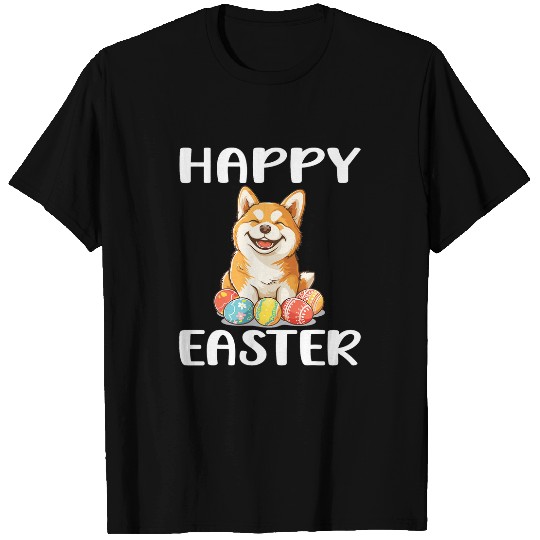 Akita Pet Dog Breed Happy Easter Men Women Kids Dog T-Shirts