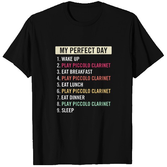 Funny Clarinet Piccolo Clarinet Musical Instrument Quotes T-Shirts