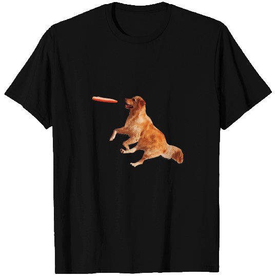 Golden Retriever Pet Frisbee graphic shot waterfowl T-Shirts