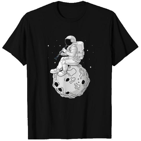 Funny Clarinet Astronauts clarinet player marching band musician T-Shirts