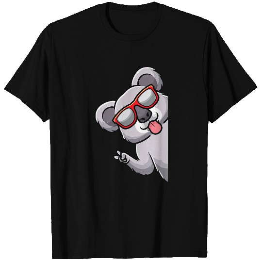 Funny Bear Koala Bear Animals From Side With Sunglasses Men Women Kids Cute Bears T-Shirts