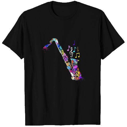 Funny Saxophone Jazz band brass band orchestra I play saxophone T-Shirts
