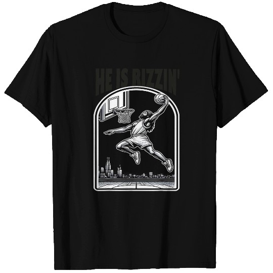 Sport Basketball He is Rizzin Funny Easter Jesus Playing Basketball Christian 22 T-Shirts