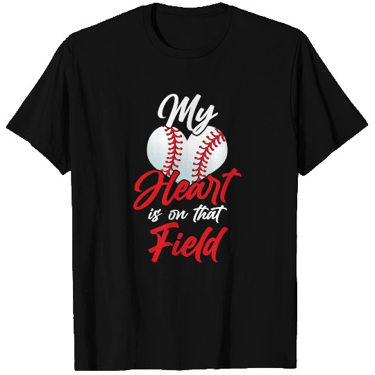 Sport Baseball Softball Mom Son Baseball Player T-Shirts
