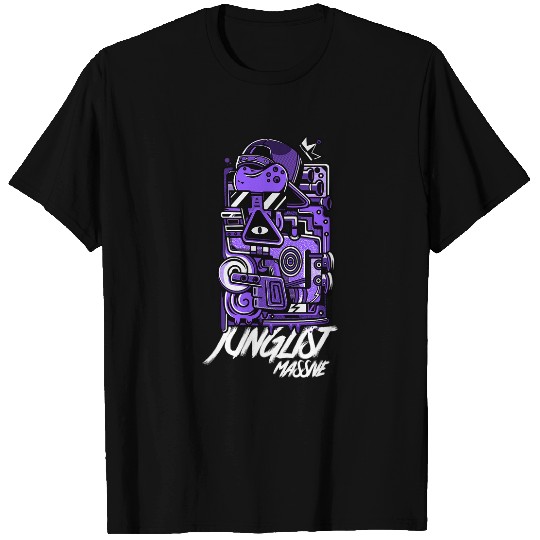 Funny Drummer Junglist EDM Drum And Bass 174 BPM DnB Music Liquid 7 T-Shirts