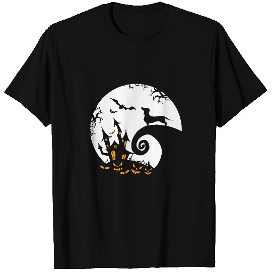 Dachshund Pet Funny Dachshund ghosts House Halloween Night Costume 23 T-Shirts