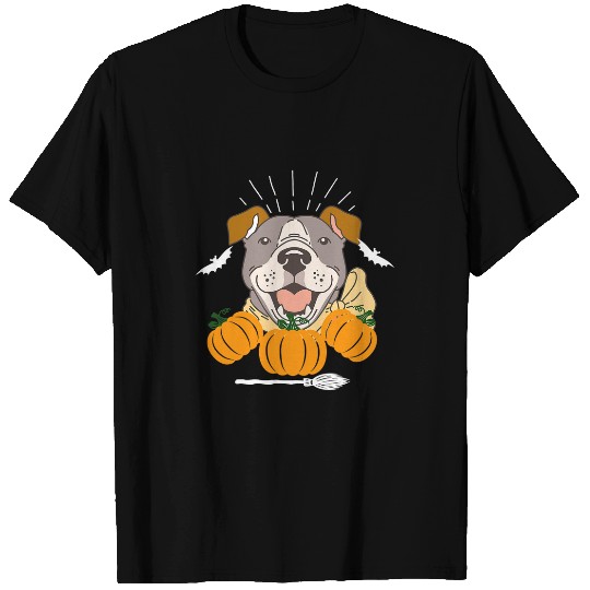 English Bulldog Pet Pumpkin Halloween 2 T-Shirts
