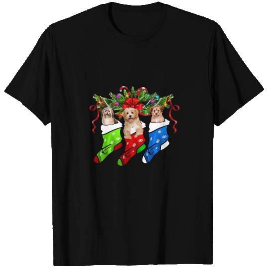 Havanese Pet Christmas Socks Funny xmass Pet Puppy Love T-Shirts