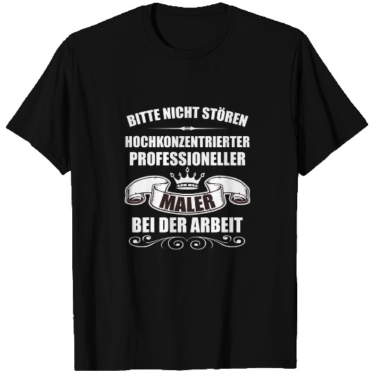 Mens Painter and varnishers saying work job construction work T-Shirts