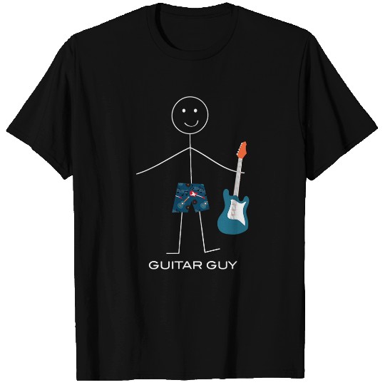 Funny Guitar Funny Mens Bass Guitar Boy Musician Guitarist T-Shirts