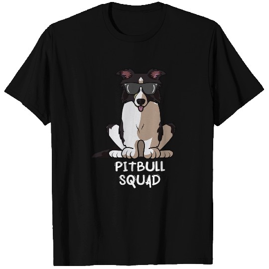 Border Collie Pet Squad Funny Dog Mom Dog Dad Owner T-Shirts