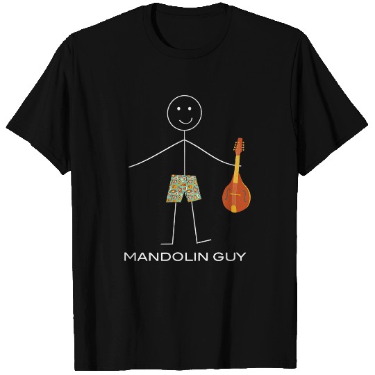 Funny Guitar Funny Mens Mandolin Guitar Boy Mandolin Player Guitarist T-Shirts