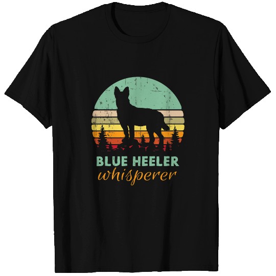 Australian Cattle Pet Retro Blue Heeler Whisperer Cute Australian Cattle Dog Lover T-Shirts