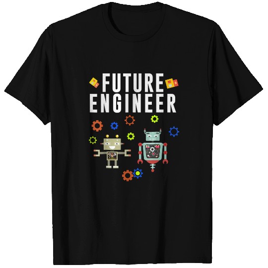 future engineer costume robot robotics adults 2kids 2 T-Shirts