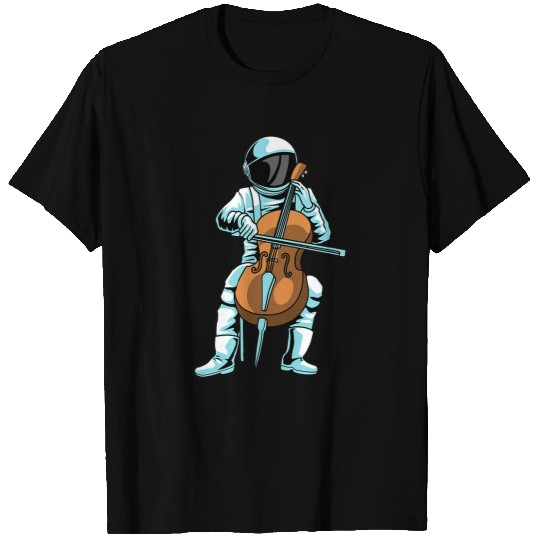 Funny Cellist Astronauts Cello Musician Orchestra Classical Astronaut Music Cellist T-Shirts