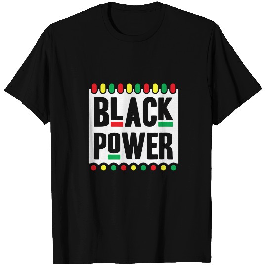 Black Power Black History Month T-Shirts