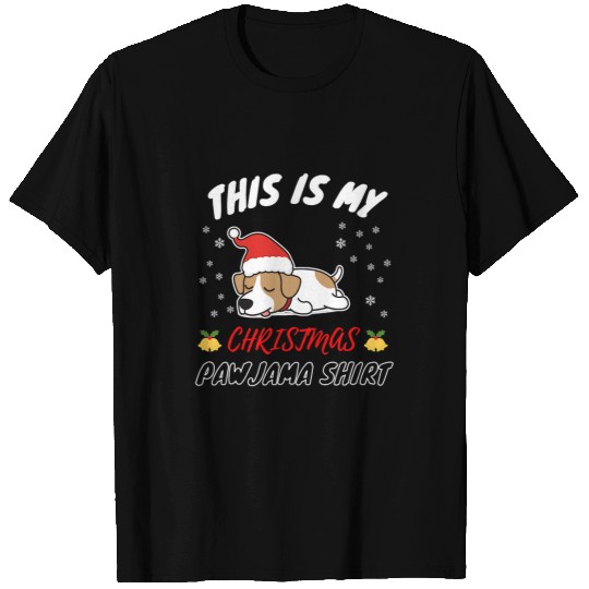 Jack Russell Pet This is my Christmas Pajama Jack Russel T-Shirts